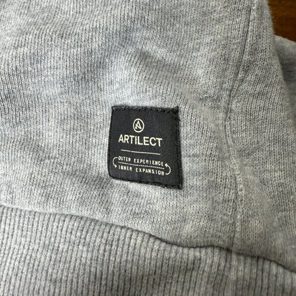 ARTILECT STUDIO 100% ORGANIC COTTON Sz Medium Crewneck SWEATSHIRT Heather Gray - Picture 3 of 8